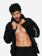 François Arnaud Under Armour Black Hooded Jacket