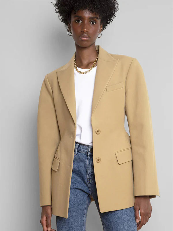 Frankie-Shop-Colette-Hourglass-Blazer-In-Camel