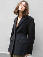 Frankie-Shop-Hourglass-Blazer-In-Black