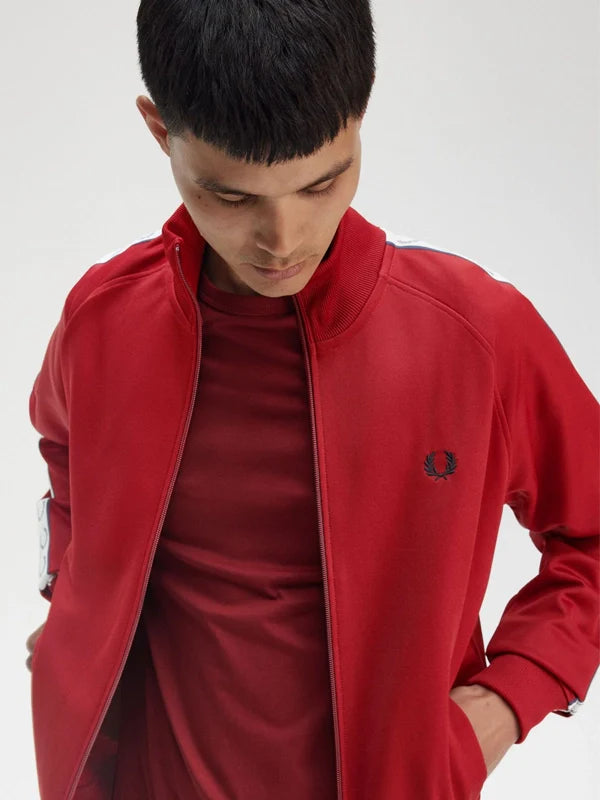 Fred-Perry-Taped-Track-Jacket-Red-Men