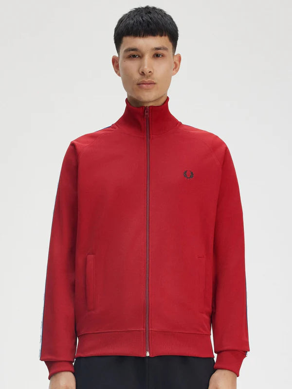 Fred-Perry-Track-Jacket-Red