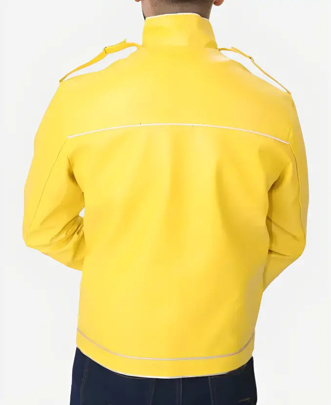 Freddie Mercury Concert Yellow Leather Jacket