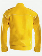 Freddie Mercury Concert Yellow Leather Jacket
