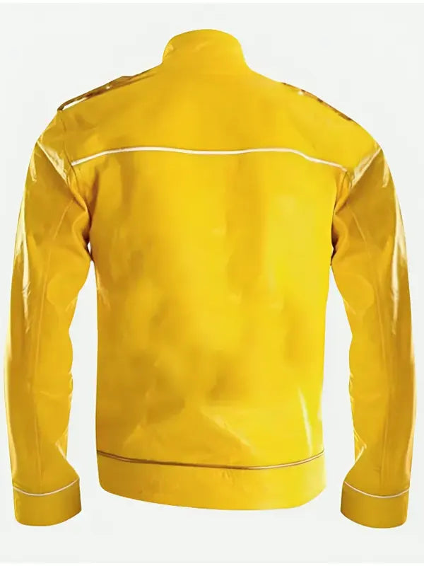 Freddie Mercury Concert Yellow Leather Jacket