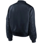 Frederick L Houston Texans Blue Zip Bomber Jacket For Sale