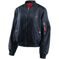 Frederick L Houston Texans Blue Zip Bomber Jacket
