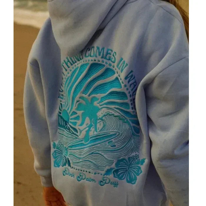 Free Shippinh Everything Comes In Waves Hoodie