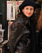 Friends-Monica-Geller-Brown-Leather-Jacket