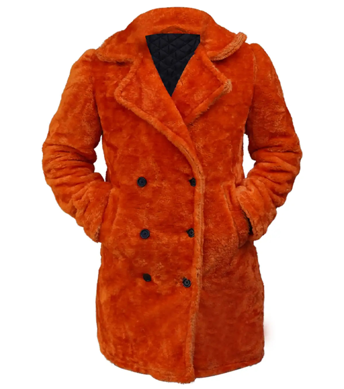 Friends-Phoebe-Buffay-Orange-Coat-on-Sale