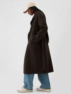 GAP-Belted-Double-Faced-Wool-Coat-Brown