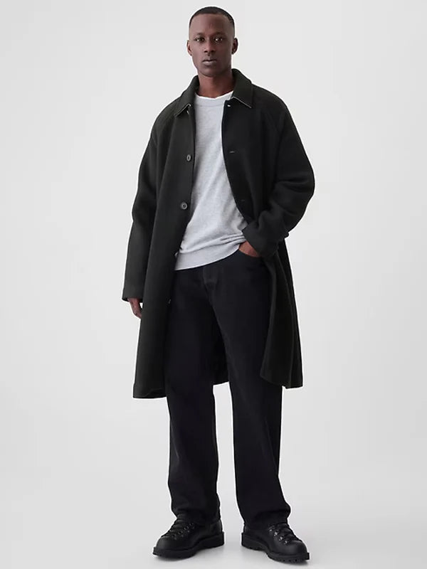 GAP-Black-Oversized-Wool-Blend-Coat