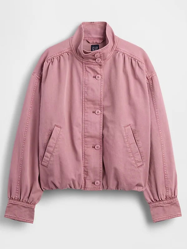 GAP-Twill-Bubble-Jacket-Pink