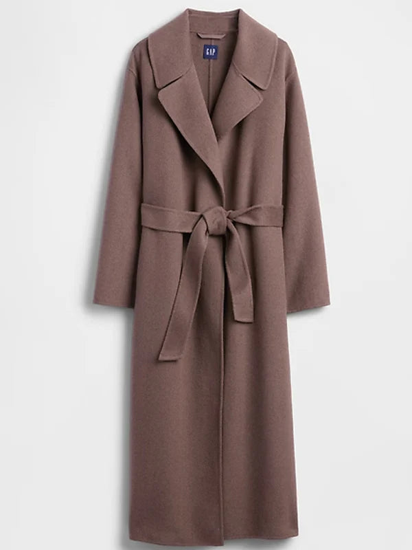 GAP-Wool-Brown-Coat-Petite