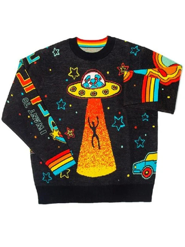 GBBO-S15-Noel-Fielding-Multicolored-Alien-Printed-Sweater