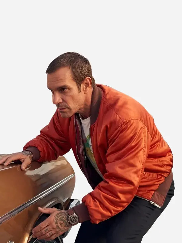 GTA VI Felix Orange Bomber Jacket