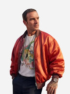 GTA VI Felix Orange Bomber Jacket