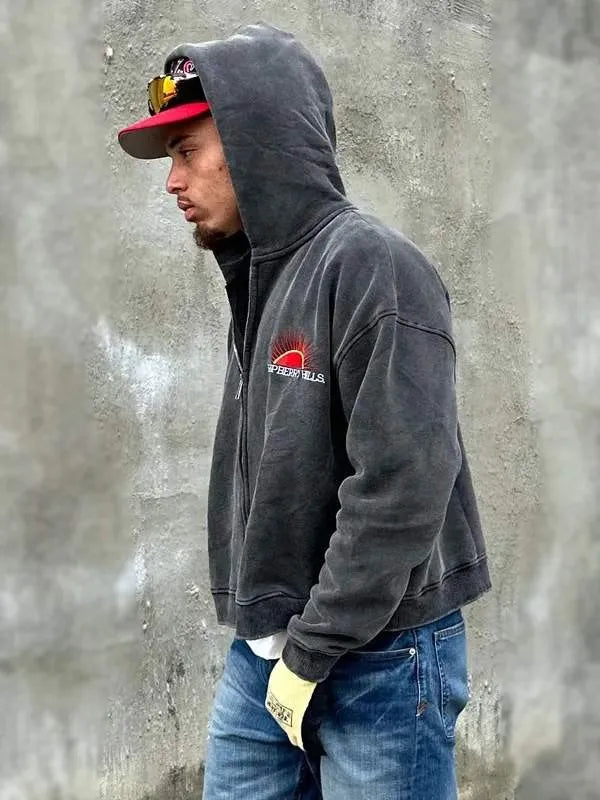 Gv Gallery Raspberry Hills Zip-Up Hoodie