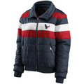 Gallo Houston Texans Color block Zip Puffer Jacket
