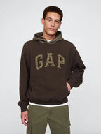 Gap-Houndstooth-Logo-Hoodie-Terra-Brown