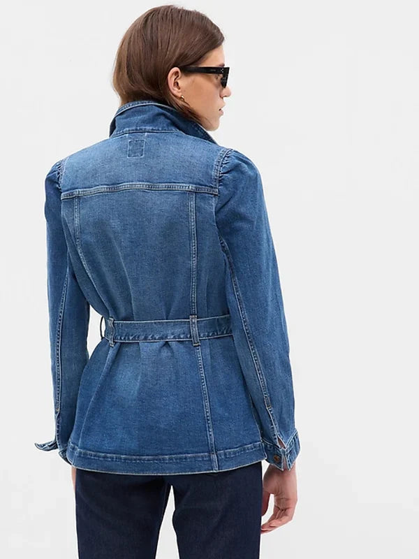 Gap Puff Sleeve Denim Jacket Near Me
