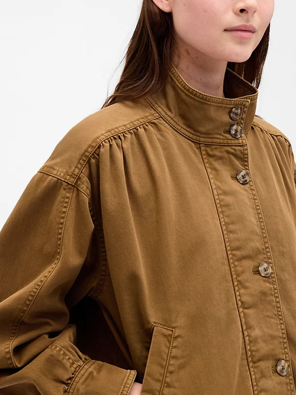 Gap-Twill-Bubble-Jacket-Women