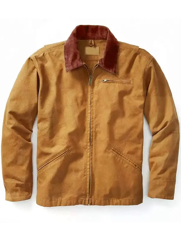 Ghost Soldier Carlos Gomez Brown Jacket