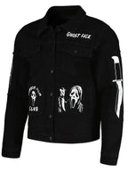 Ghostface Scream Slasher Grunge Punk Denim Jacket