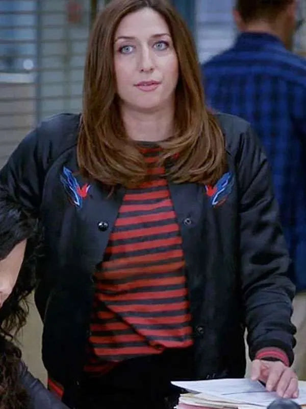 Brooklyn Nine-Nine Gina Linetti Black Bomber Jacket