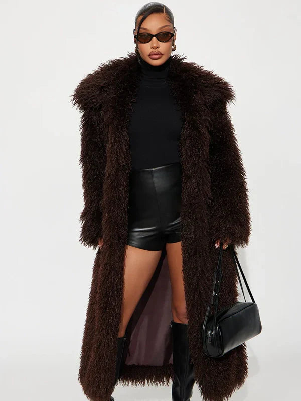 Glamour-Rush-Faux-Fur-Chocolate-Coat