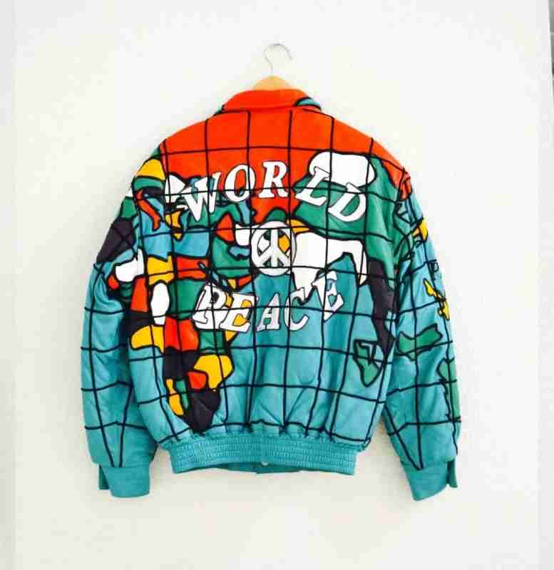 Global Love Peace Jeff Hamilton Jacket