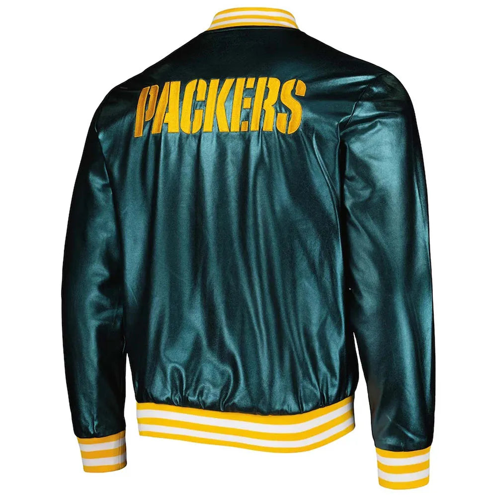 Green Metallic Jacket For Sale