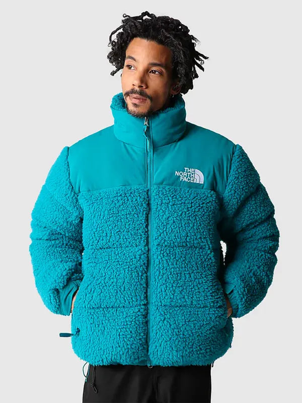The North Face High Pile Fleece Nuptse Puffer Jacket