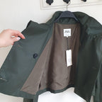 Green trench side view