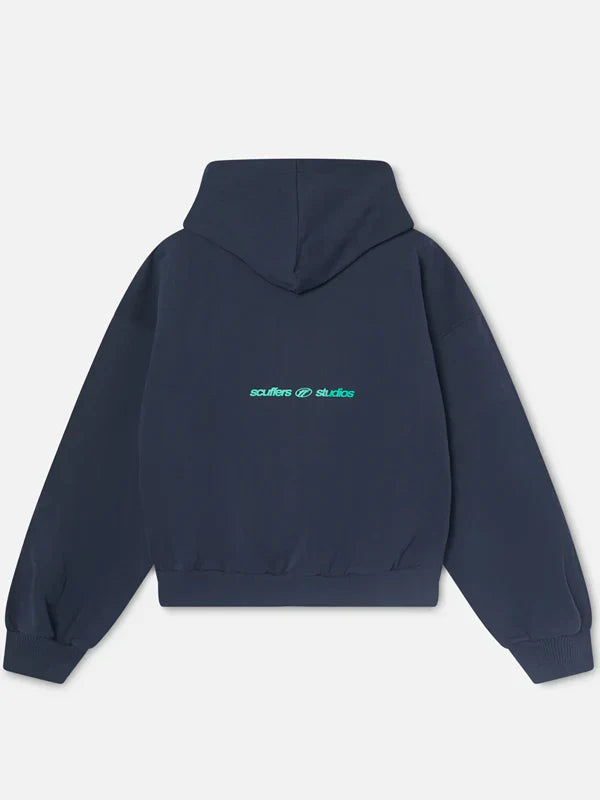 Grey And Black Scuffers Hoodie On Sale