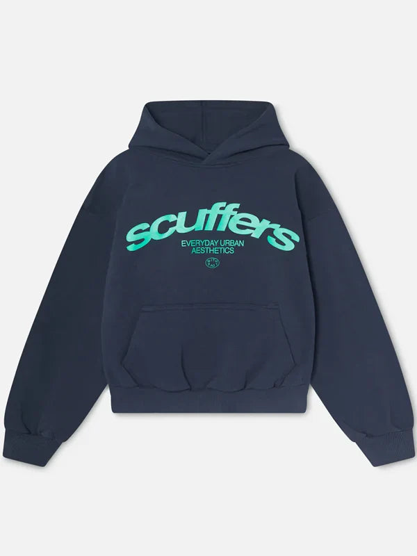 Grey And Black Scuffers Hoodie
