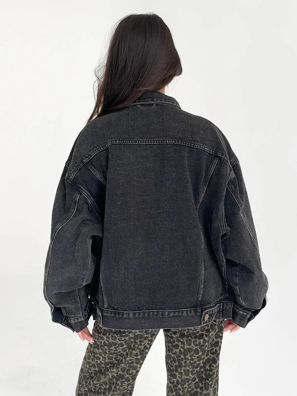 Grey-Bandit-Jean-Jacket-Black