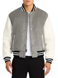 Grey-Letterman-Varsity-Jacket-With-White-Sleeves