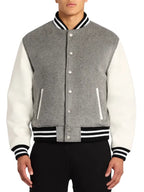 Grey-Letterman-Varsity-Jacket