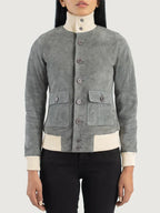 Grey-Suede-Bomber-Suede-Jacket