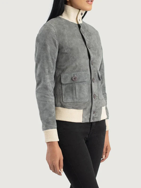 Grey-Suede-Varsity-Jacket