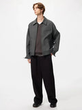 Grey Blouson Jacket Uniqlo