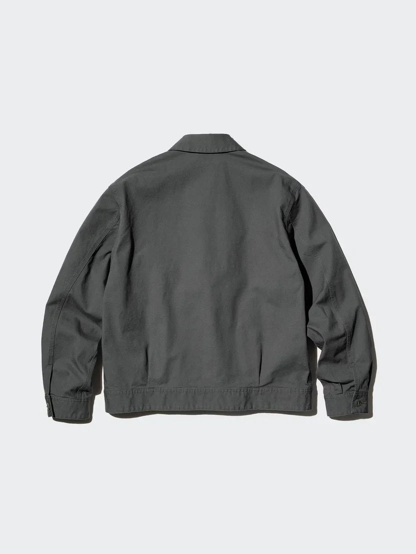 Grey Blouson Jacket Uniqlo