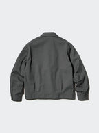 Grey Blouson Jacket Uniqlo