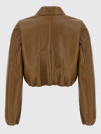 Gucci Cropped Leather JacGucci Cropped Leather Jacket