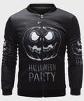 Halloween Party Black Bomber Jacket