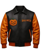 Halloween Dare To Be Spooky Gothic Print Bomber jacket