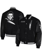 Halloween Michael Myers Black Varsity Jacket