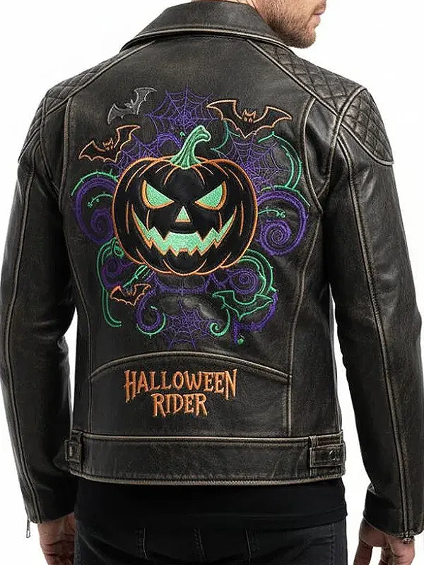 Halloween Rider Leather Jacket