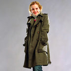 Harry-Potter-Emma-Watson-Green-Trench-Coat
