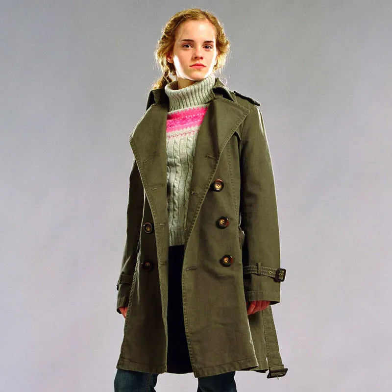 Harry-Potter-Hermione-Green-Trench-Coat